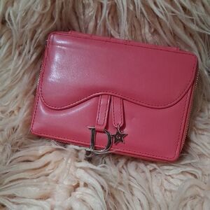 Dior Hot Pink Designer Women's Clutch Cosmetic Case